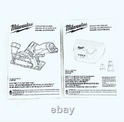 Milwaukee 2522-21xc M12 Fuel Li-ion 3 In. Kit D'outils Compact Cut Off Nouveau
