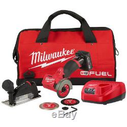 Milwaukee M12 Fuel 2522-21xc Trousse À Outils Sans Fil, 12 Volts, 3 Pouces, 4,0 Ah