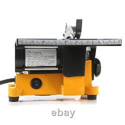 Mini 4 Table Bench Saw Electric Wood Metal Glass Cutting Tool With 2 Blades