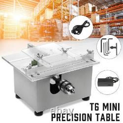 Mini Precision Table Bench Saw Blade Diy Woodworking Cutting Home Machine D
