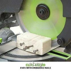 Mitre Saw Sliding Blade Compound Cut Chop Plastic Steel Wood Metal Multipurpose