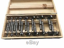 Nouveau 16pc Forstner Bit Set Withcase Bois Trou De Coupe Forestner Propre Livraison Gratuite