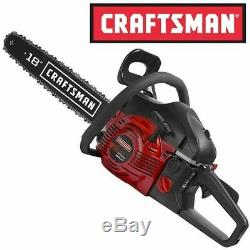 Nouveau Artisan 18 42cc Gaz Moteur Chainsaw 2 Cycle + Cas D'arbre Couper Les Branches De Bois