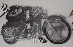 Nouveau Taz Moto Découpé Plaque Murale Warner Bro Collectible