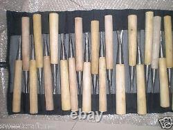 Nouveau lot assorti de 62 outils de sculpture sur bois, couteau de sculpture