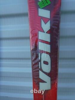 Nouveau (nos) 2003 Red Volkl V3 Skis De Carver 163 CM Contrôle De L'énergie De Base En Bois Coupé Latéralement
