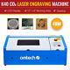 Omtech 40w 12x 8 Co2 Laser Graveur Cutter Machine De Découpe K40 Diy