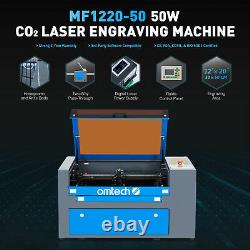 Omtech 50w 20x12 Bureau Co2 Laser Graveur Cutter Machine De Gravure