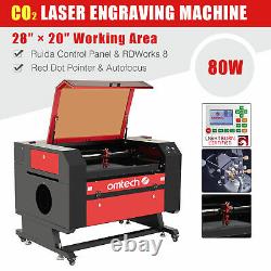Omtech Machine De Découpe Laser Co2 80w Avec Autofocus 28x20 Lits Et Commandes Ruida