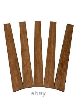 Pack Of 5, Bubinga Cutting Board Blocs Lumber Board 3/4 X 2 X 42