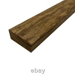 Pack Of 5, Zebrawood Cutting Board Blocs Lumber Board 3/4 X 2 X 48