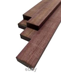 Paquet de 5 planches de bois Purpleheart KD pour planche à découper DIY blocs 3/4 x 2 x 36