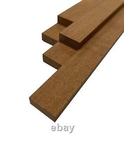 Paquet de 5 planches de bois de léopard de coupe de planche de découpe de bois de 3/4 x 2 x 48