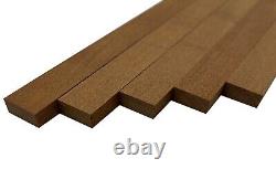 Paquet de 5 planches de bois de léopard de coupe de planche de découpe de bois de 3/4 x 2 x 48