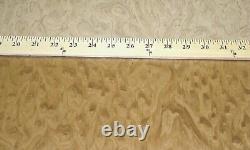 Placage de bois composite en orme Burl des Carpates 24 x 48 avec support en papier 1/40
