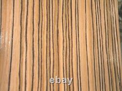 Placage en bois de zebrano composite 48 x 120 avec support en papier 1/40 d'épaisseur EFW