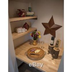 Plan De Travail En Bois 50 X 25 X 1,5 Pour La Cuisine En Bois Butcher Block