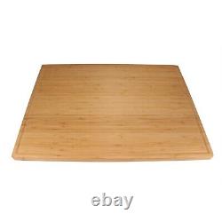 Planche à découper en bambou de qualité supérieure, bois épais avec options de poignée grande ou petite