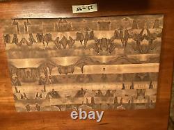 Planche à découper en bois d'érable massif AMBROSIA, grain de bout, 2,25 x 11,75 x 18,25 po, fabriquée par moi