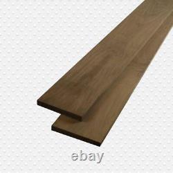 Planche à découper en bois de noyer noir américain, blocs de planches de bois de 3/4 x 6 (2 pièces)