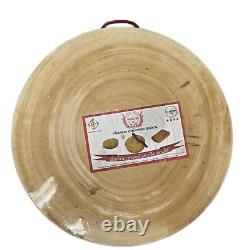 Planche à découper en bois de tamarin à gros bloc de 45 cm avec noyau lourd pour couper la viande et les os