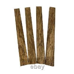 Planche à découper en bois exotique Zebrawood 3/4 x 2 (4 pièces)