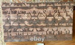 Planche à découper en bois massif de bout AMBROSIA MAPLE 2,38 x 12,75 x 22,00 pouces fabriquée par moi-même