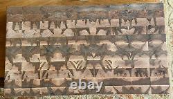 Planche à découper en bois massif de bout AMBROSIA MAPLE 2,38 x 12,75 x 22,00 pouces fabriquée par moi-même