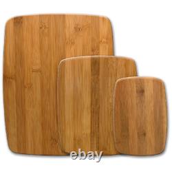 Planche à découper en bois pour cuisine Ensemble de planches à découper en bambou Ensemble de planches à découper