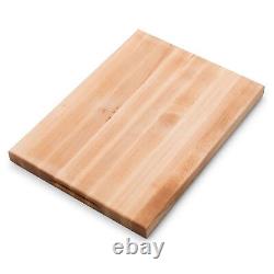 Planche à découper réversible en bois de bordure de grande taille en érable John Boos, 20 x 15 x 1,5