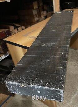 Planche de bois d'ébène du Gabon 36x7x2.25 pour la fabrication de manche de guitare en ébène.