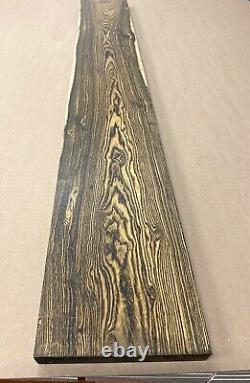 Planche de bois exotique en Bocote 42x6x1