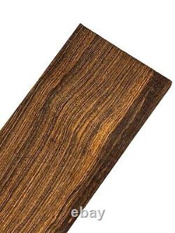 Planche de bois franc Bocote pour la découpe de planches en bois de 3/4 x 2 (4 pièces)