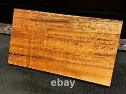 Qualité d'exposition Hawaiian Curly Koa Billet Bois 17 x 9.375 x 1.75+