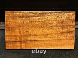 Qualité d'exposition Hawaiian Curly Koa Billet Bois 17 x 9.375 x 1.75+