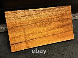 Qualité d'exposition Hawaiian Curly Koa Billet Bois 17 x 9.375 x 1.75+