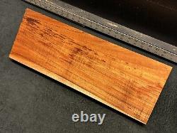 Qualité d'exposition Hawaiian Curly Koa Billet Bois 18 x 6.5 x 1.625+