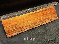 Qualité d'exposition Hawaiien Curl Koa Billet Bois 24 x 6.75+ x 1.125