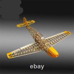 Rc Plane Bf-109 Fighter Laser Cut Balsa Wood Airplane Model Kit Wingspan 1020mm