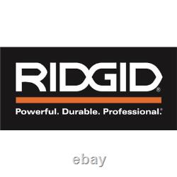 Ridgid Miter Saw Dual Bevel 15 Amp 10 In. Avec Indicateur De Ligne De Coupe Led
