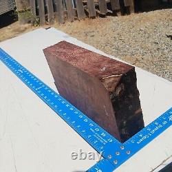 Rosewood du Honduras Burl G1 2.75x7x11.875 Planche de Bois Brut pour Projets de Menuiserie