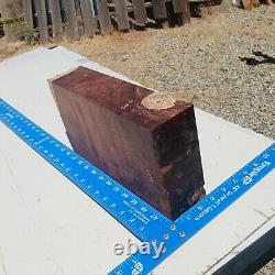 Rosewood du Honduras Burl G1 2.75x7x11.875 Planche de Bois Brut pour Projets de Menuiserie