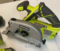 Ryobi One + 6 Tool Kit, 18 V Sans Fil Cut Our, Forets, Scie Circulaire, Piles