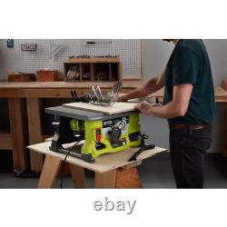 Ryobi Portable Compact Heavy Duty Table Scie 13amp 8-1/4in Bricolage Projets Work Shop