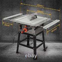 Sciage De Table 10 Pouces 15a Sciage Multifonctionnelle 90°cross Coupée Et 0-45°coupe Coupée 5000rpm
