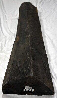 Segments de bûches d'ébène du Gabon - Vous les coupez à la taille - 26 lb de bois exotique (Article 359)