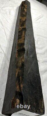 Segments de bûches d'ébène du Gabon réduites - Vous coupez à la taille - 28 livres de bois exotique (Article 13)