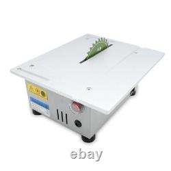 T5 Mini Précision Petite Table Scie Lame Bricolage Machine À Découper Bois 24v 100w