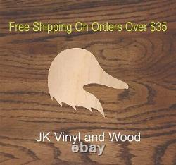 Tête de canard, colvert, découpe laser en bois, silhouette en bois, fourniture d'artisanat, A326