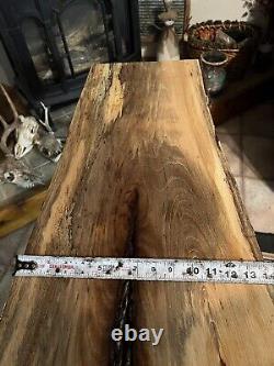 Tranche de noyer à bord brut en direct/ Plateau de table DIY en bois échauffé - RABOTÉ - Bois coupé en fourche - 92p - J&R